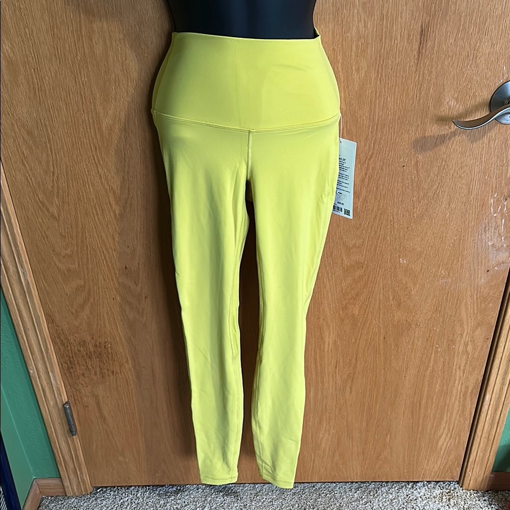 NWT lululemon align Bright Yellow High-Waisted Leggings